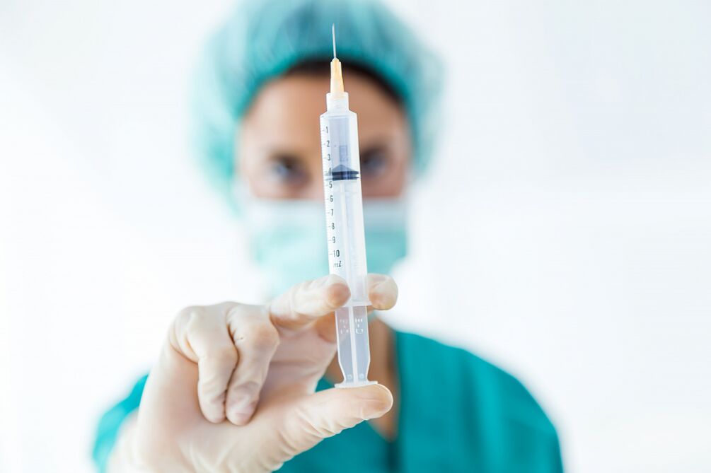 Injection from collen joint arthrosis
