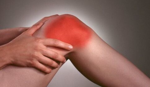 knee pain due to arthrosis