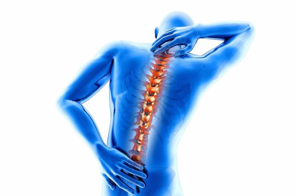 Osteochondrosis is accompanied by thinning of the intervertebral disc